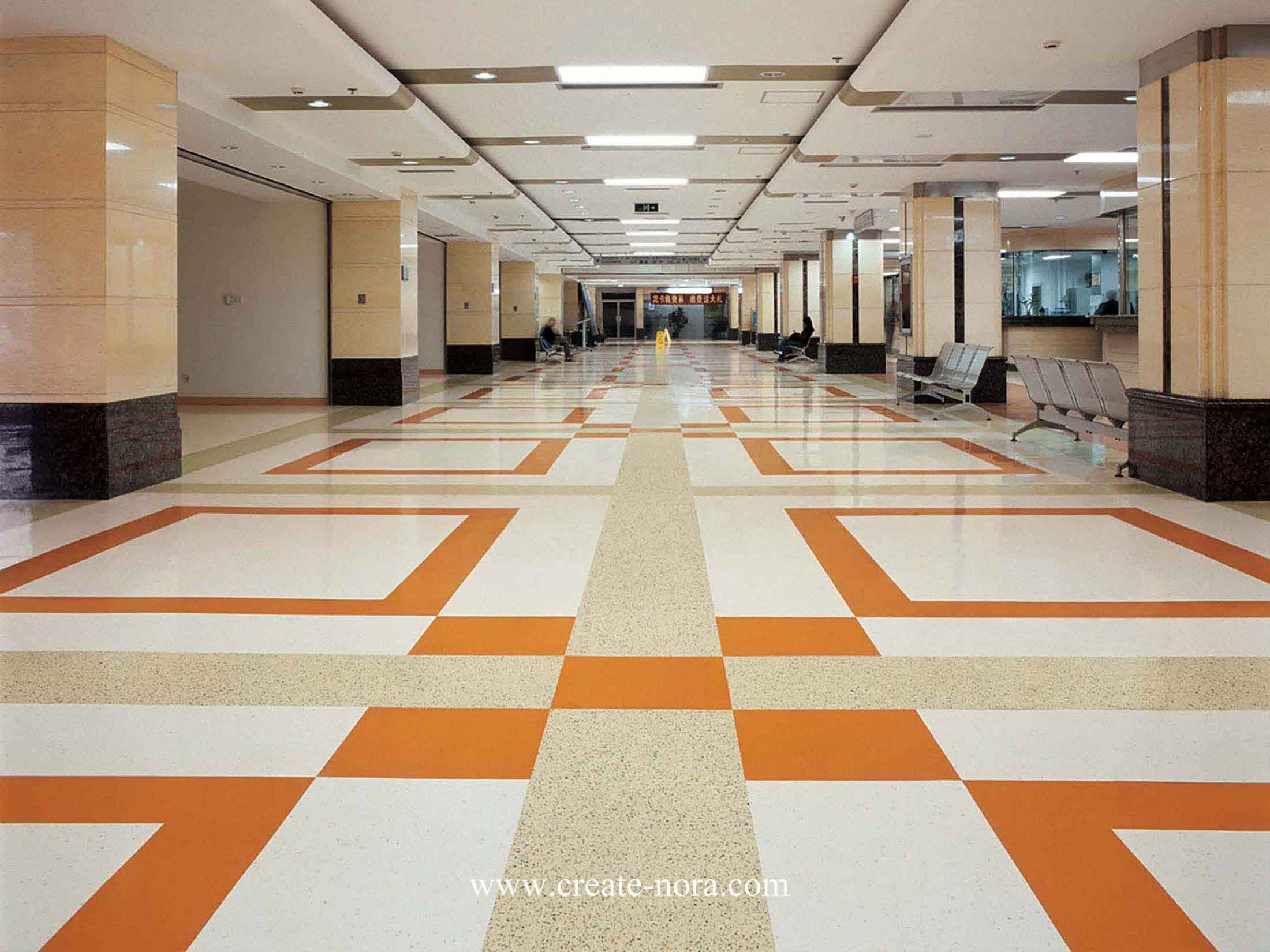 the photo of nora rubber flooring in West China Hospital 1
